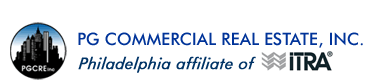 PG Commercial Real Estate Logo Header for Peggy Gallagher Commercial Realtor in Montgomery County, PA